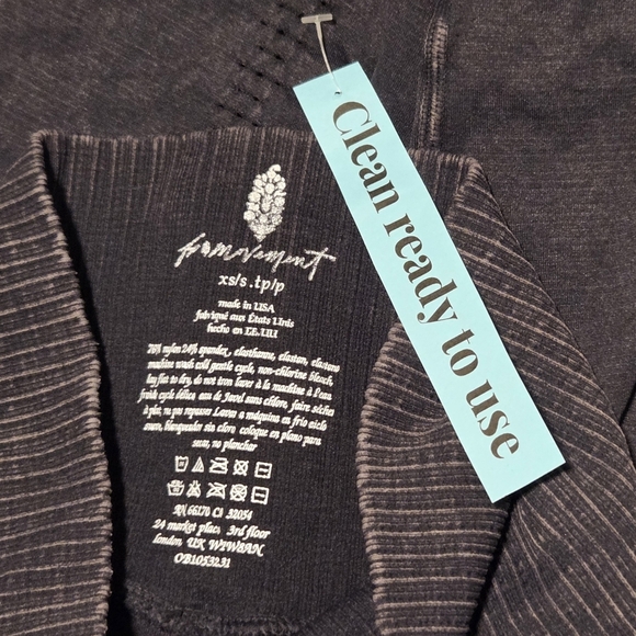 Free People FP Movement High-Rise 7/8 Length Good Karma Leggings In Black - XS - Picture 12 of 16